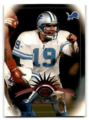 Scott Mitchell 1997 Leaf #18 Detroit Lions trading card for collectors and fans