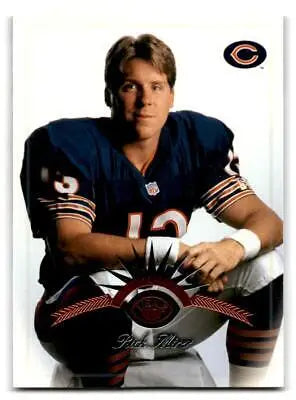Jim Miller football card featured in 1997 Leaf Rick Mirer trading cards collection