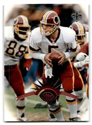 Heath Shuler in uniform on 1997 Leaf #32 trading card for football collectors