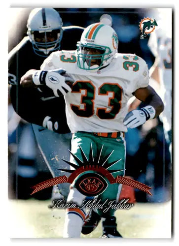 1997 Leaf #71 Karim Abdul-Jabbar NM-MT Dolphins ID:73467 - Basketball Card Single