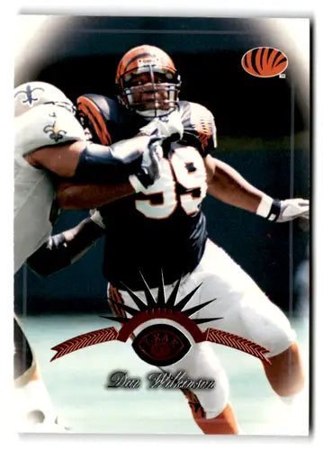 Original gloss Dan Wilkinson football card 1997 Leaf NM-MT Bengals ID:73479