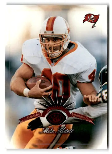 Original gloss football player in uniform featuring Mike Alstott NM-MT Buccaneers ID 73483