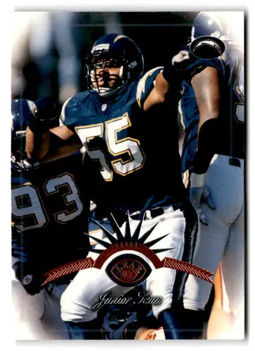 1997 Leaf #94 Junior Seau NM Near Mint Chargers ID:73485 - Football Card Single
