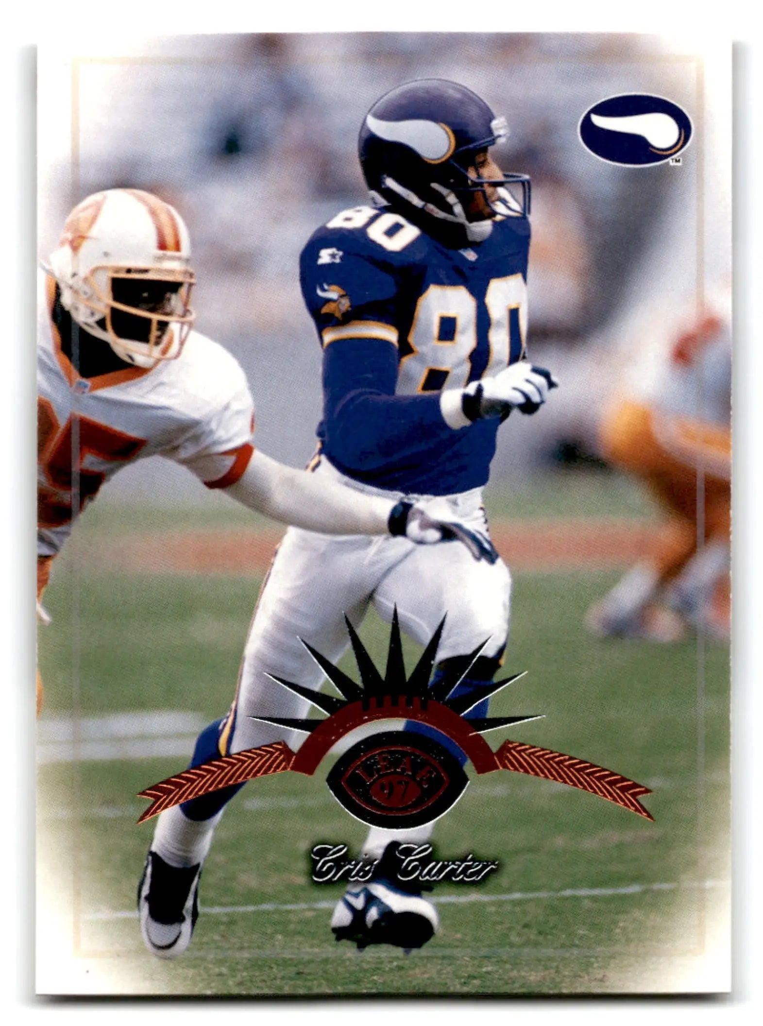 1997 Leaf Cris Carter #110 Vikings - Football Card Single