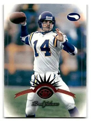 1997 Leaf Football Brad Johnson #23 Minnesota Vikings - Football Card Single