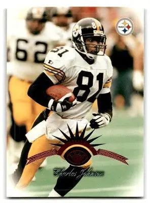 1997 Leaf Football Charles Johnson #129 Pittsburgh Steelers - Football Card Single