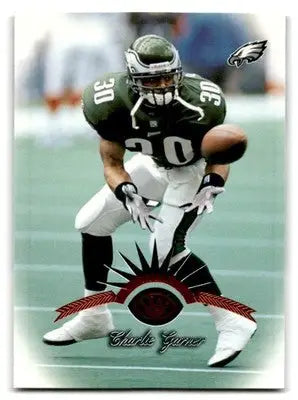 1997 Leaf Football Charlie Garner #124 Philadelphia Eagles - Football Card Single