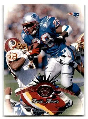 1997 Leaf Football Curtis Martin #49 New England Patriots - Football Card Single