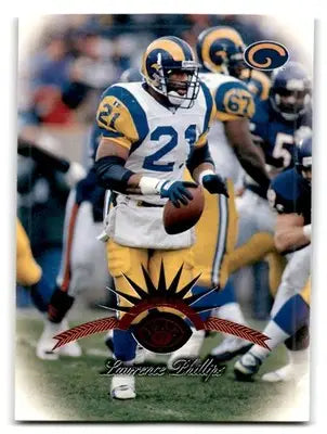 1997 Leaf Football Lawrence Phillips #48 St. Louis Rams - Football Card Single