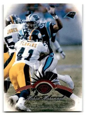1997 Leaf Football Muhsin Muhammad #76 Carolina Panthers - Football Card Single