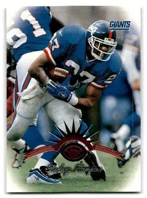 1997 Leaf Football Rodney Hampton #29 New York Giants - Football Card Single