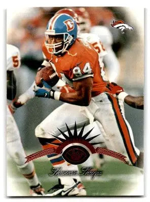 1997 Leaf Football Shannon Sharpe #42 Denver Broncos - Football Card Single