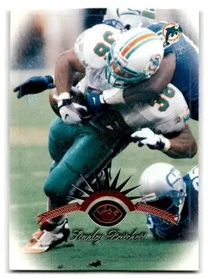 1997 Leaf Football Stanley Pritchett #69 Miami Dolphins - Football Card Single
