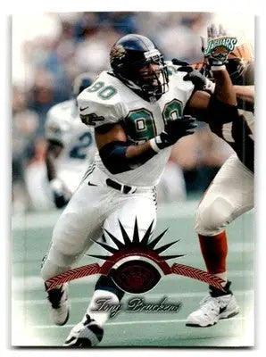 1997 Leaf Football Tony Brackens #137 Jacksonville Jaguars - Football Card Single