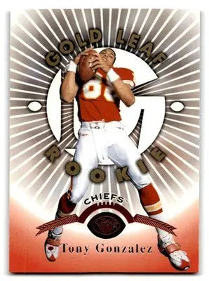 1997 Leaf Football Tony Gonzalez #174 RC Kansas City Chiefs - Football Card Single