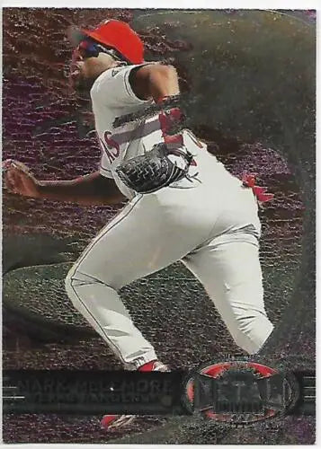 1997 Metal Universe #165 Mark McLemore NM-MT Rangers original gloss baseball card