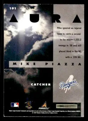1997 New Pinnacle #191 Mike Piazza - Baseball Card Single