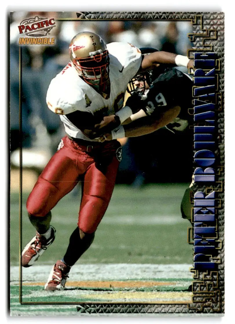 1997 Pacific Invincible #58 Peter Boulware Smash Mouth X-tra - Football Card Single