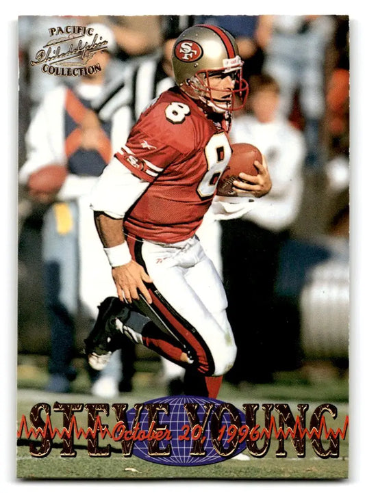1997 Pacific Philadelphia #20 Steve Young Heart of the Game - Football Card Single