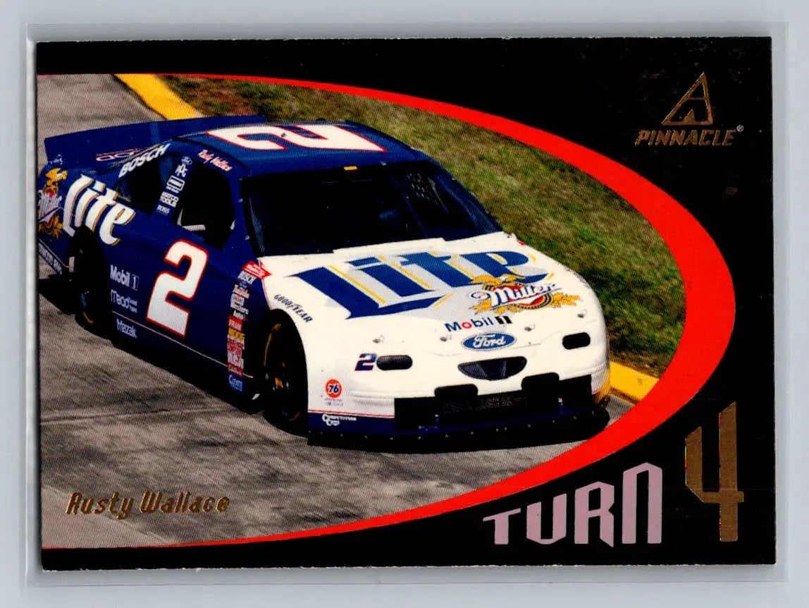 1997 Pinnacle #92 Rusty Wallace Penske Racing South - Racing Card Single