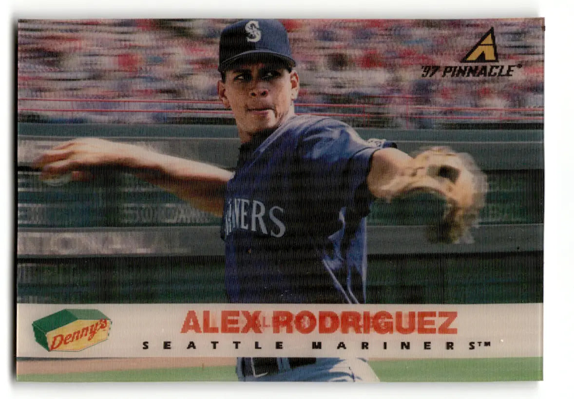 1997 Pinnacle Denny’s Holograms #11 Alex Rodriguez Seattle Mariners - Baseball Card Single