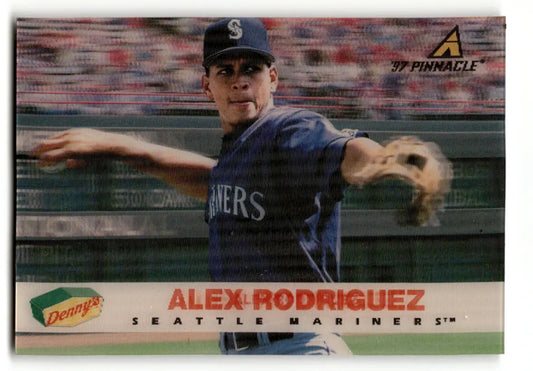1997 Pinnacle Denny’s Holograms #11 Alex Rodriguez Seattle Mariners - Baseball Card Single
