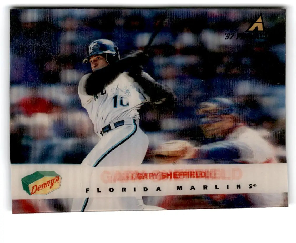 1997 Pinnacle Denny’s Holograms #21 Gary Sheffield - Baseball Card Single