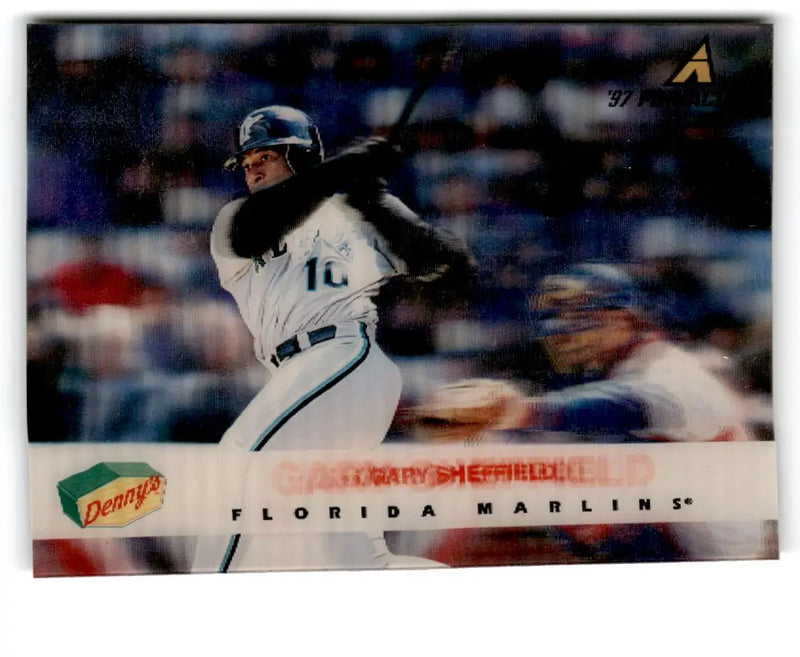 1997 Pinnacle Denny’s Holograms #21 Gary Sheffield - Baseball Card Single