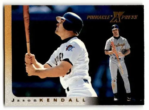 Jason Kendall Pittsburgh Pirates baseball card from 1997 Pinnacle X-Press series