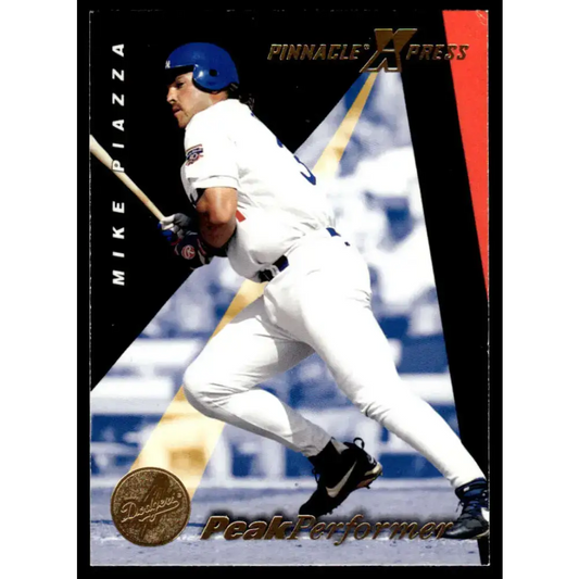 1997 Pinnacle X-Press #146 Mike Piazza EX/NM Los Angeles Dodgers Baseball Card - Baseball Card Single