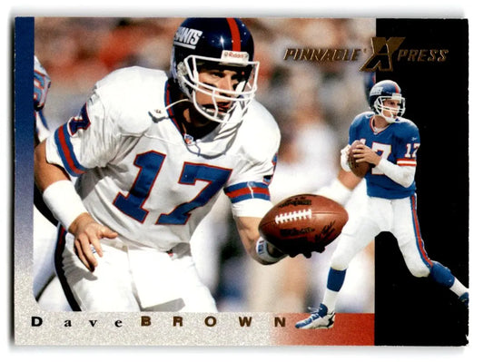 1997 Pinnacle X-Press #53 Dave Brown - Football Card Single