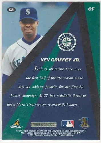 1997 Pinnacle XPress #139 Ken Griffey Jr. NM Near Mint Mariners PP ID:83449
