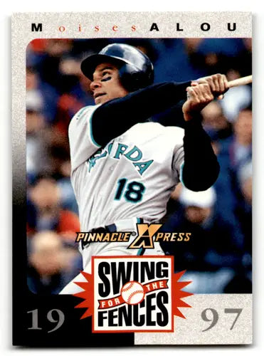 1997 Pinnacle XPress Swing for the Fences #2 Moises Alou NM Near Mint M ID:47200 - Baseball Card Single