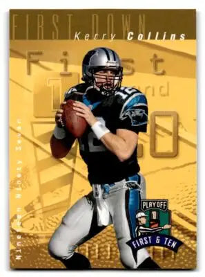 1997 Playoff First & Ten #156 Kerry Collins - Football Card Single