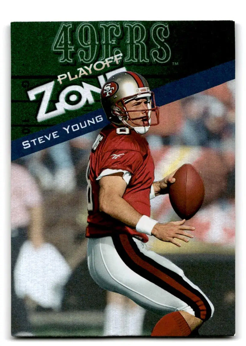 1997 Playoff Zone #55 Steve Young - Football Card Single