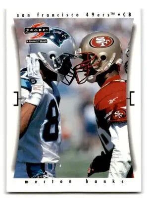 1997 Score #244 Merton Hanks - Football Card Single