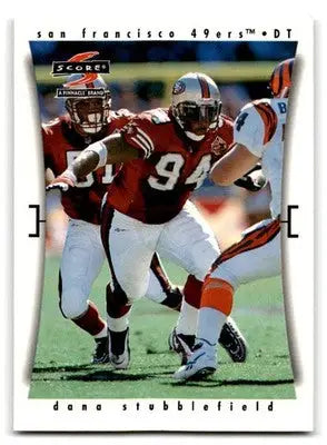 1997 Score #246 Dana Stubblefield - Football Card Single