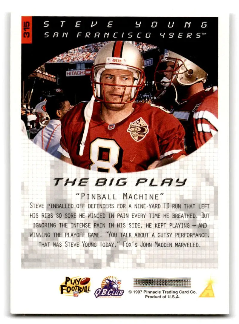 1997 Score #315 Steve Young - Football Card Single
