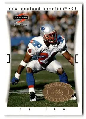 1997 Score Hobby Reserve #36 Ty Law - Football Card Single