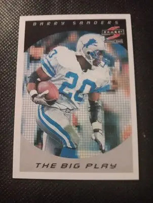 1997 Score - The Big Play Barry Sanders #313. Detroit Lions. NRMT+ - Football Card Single