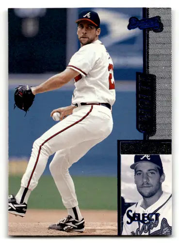 Original gloss 1997 Select John Smoltz NM-MT baseball card (Braves ID 63127)