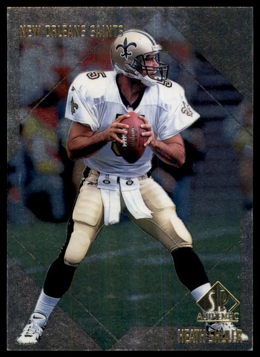 1997 SP Authentic Heath Shuler 129 New Orleans Saints NM - Football Card Single