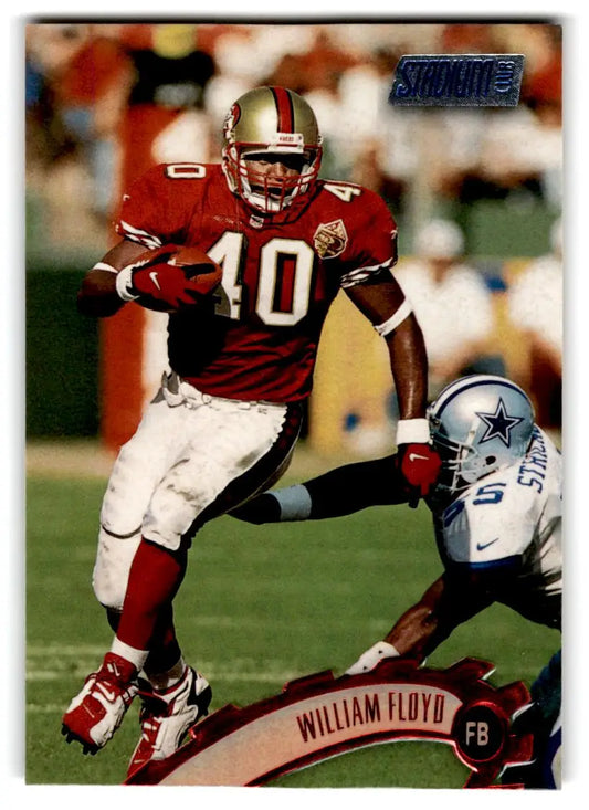 1997 Stadium Club #101 William Floyd - Football Card Single