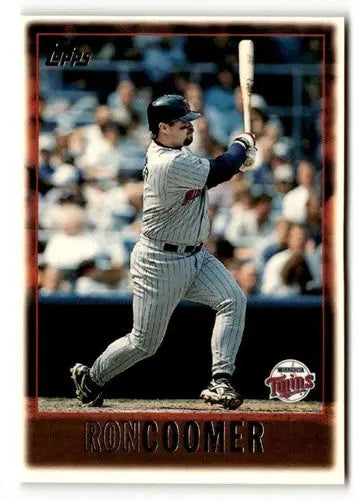 1997 Topps #186 Ron Coomer Minnesota Twins Baseball cards ID:52016 - Baseball Card Single