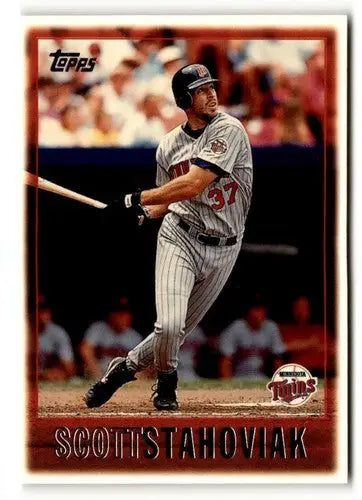 1997 Topps #9 Scott Stahoviak Minnesota Twins Baseball cards ID:52017 - Baseball Card Single