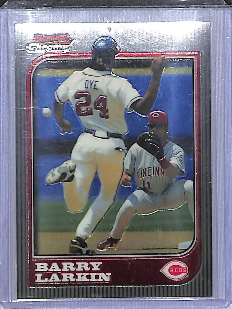 1997 Topps Chrome #7 Barry Larkin NM-MT Cincinnati Reds