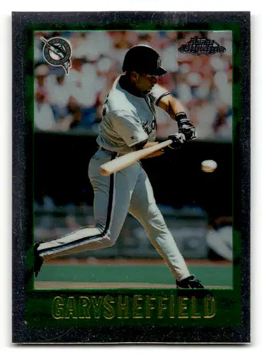 1997 Topps Chrome #94 Gary Sheffield EX/NM Marlins ID:64176 - Baseball Card Single