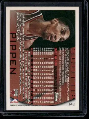 1997 Topps Scottie Pippen #33 Basketball - Basketball Card Single