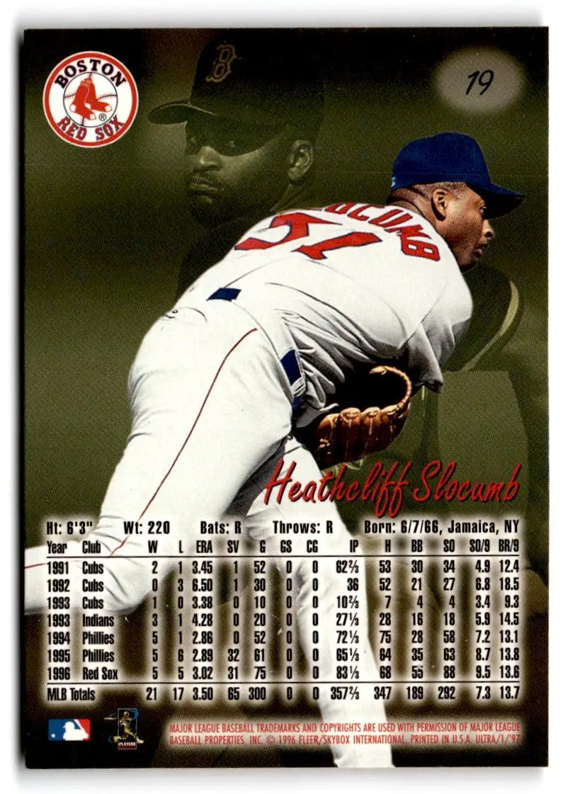 1997 Ultra #19 Heathcliff Slocumb - Baseball Card Single