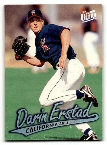 Original gloss Darin Erstad California Angels baseball card 1997 Ultra #26